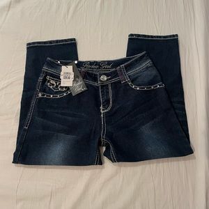 Rodeo Girl Cropped Jeans Size 14
